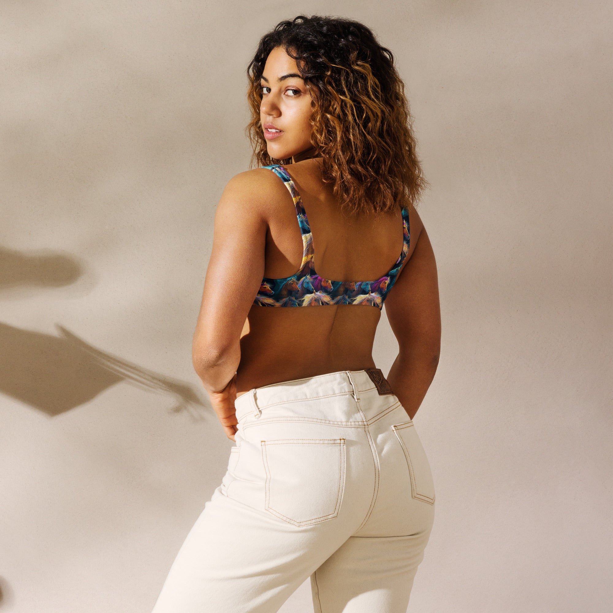 Baha Ranch Yeehaw Wild Horses Bikini Top
