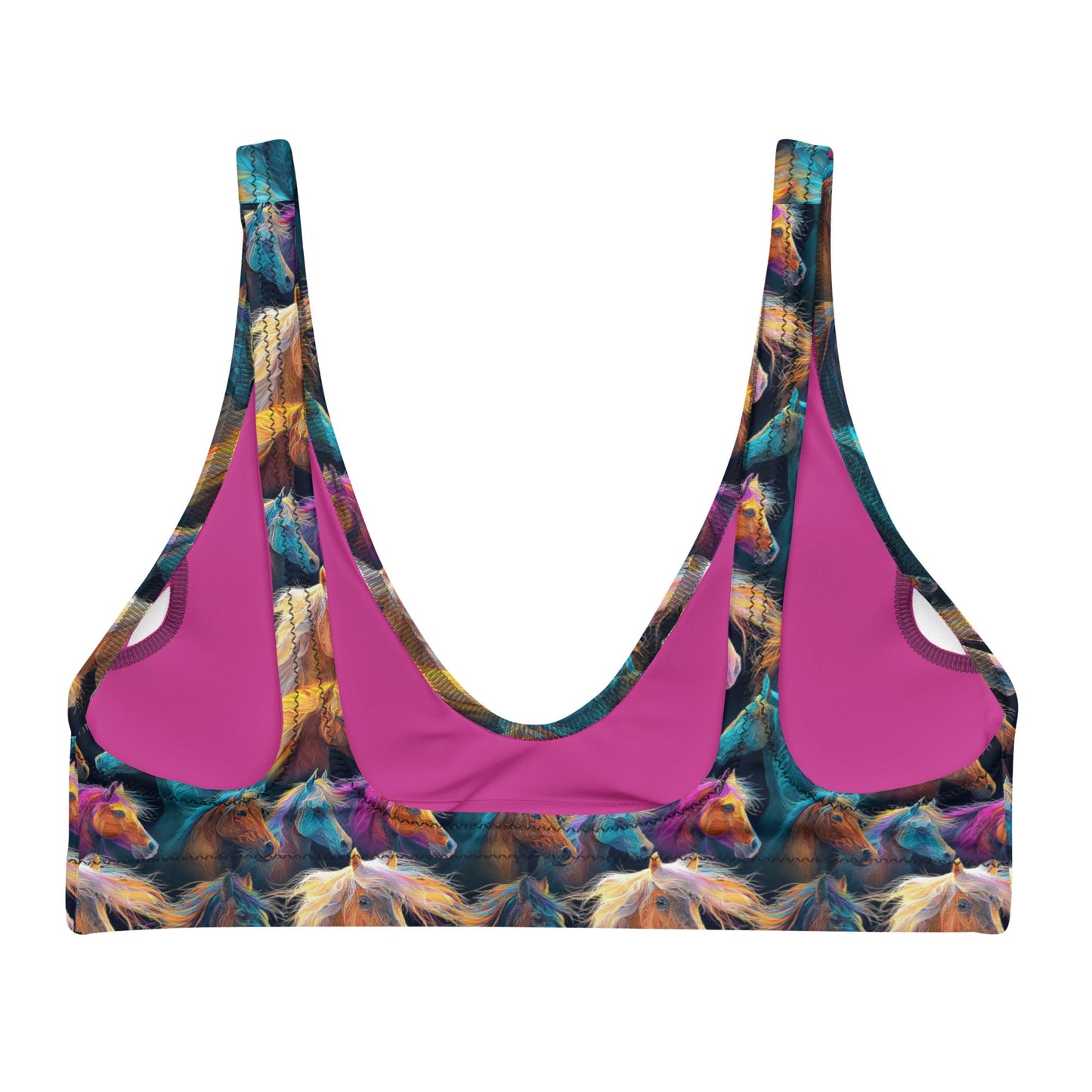 Baha Ranch Yeehaw Wild Horses Bikini Top