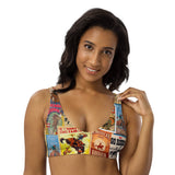 Baha Ranch Yeehaw Vintage Rodeo Poster Bikini Top