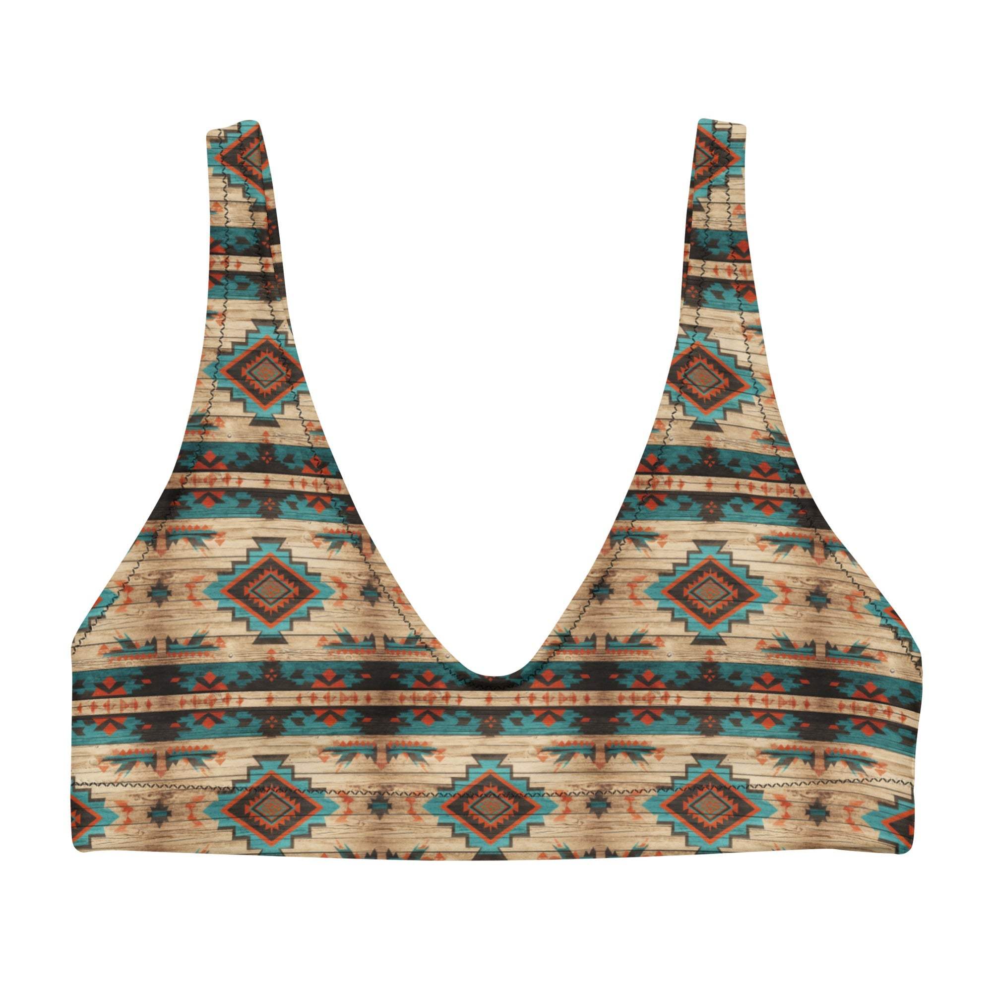Baha Ranch Arizona Aztec Padded Bikini Top - Baha Ranch Western Wear - Flyclothing LLC