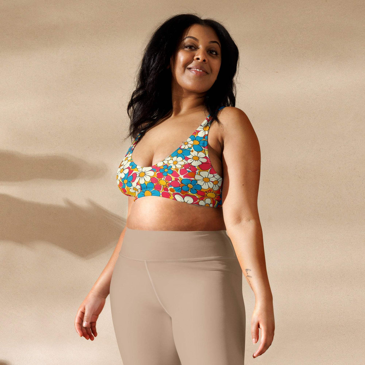 Baha Ranch Yeehaw Flower Child Retro Bikini Top - Baha Ranch Western Wear - Flyclothing LLC