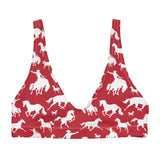 Baha Ranch Yeehaw Red Rodeo Cowboy Bikini Top - Baha Ranch Western Wear - Flyclothing LLC