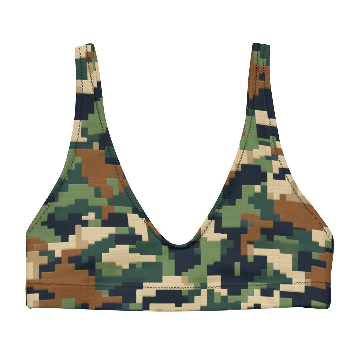 Baha Ranch Yeehaw Digital Camo Bikini Top