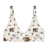 Baha Ranch Yeehaw Hereford Brands Bikini Top