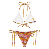 Baha Ranch Yeehaw Groovy Floral String Bikini - Baha Ranch Western Wear - Flyclothing LLC