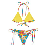 Baha Ranch Yeehaw Flower Child Retro String Bikini - Baha Ranch Western Wear - Flyclothing LLC