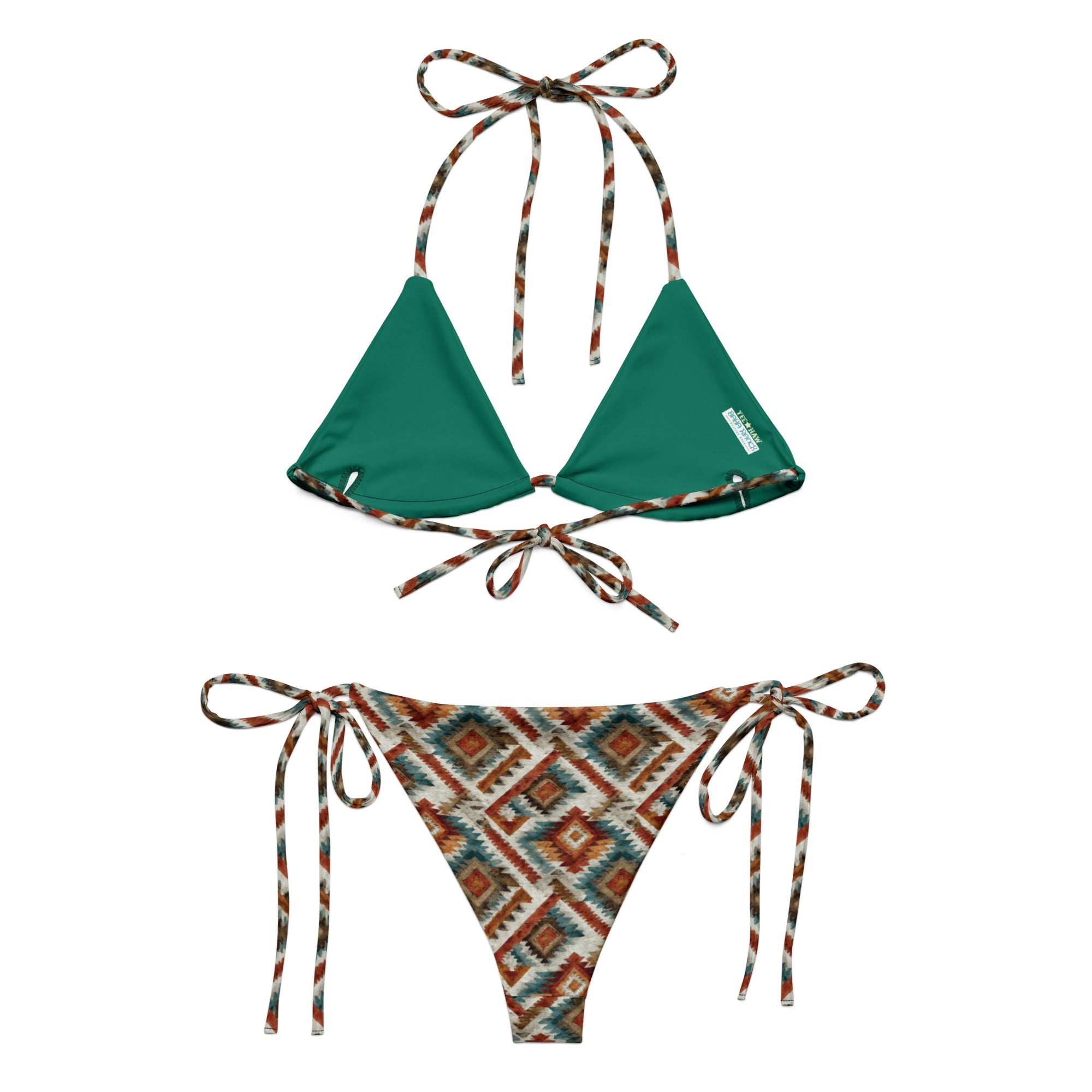 Baha Ranch Yeehaw Southwest Diamond String Bikini