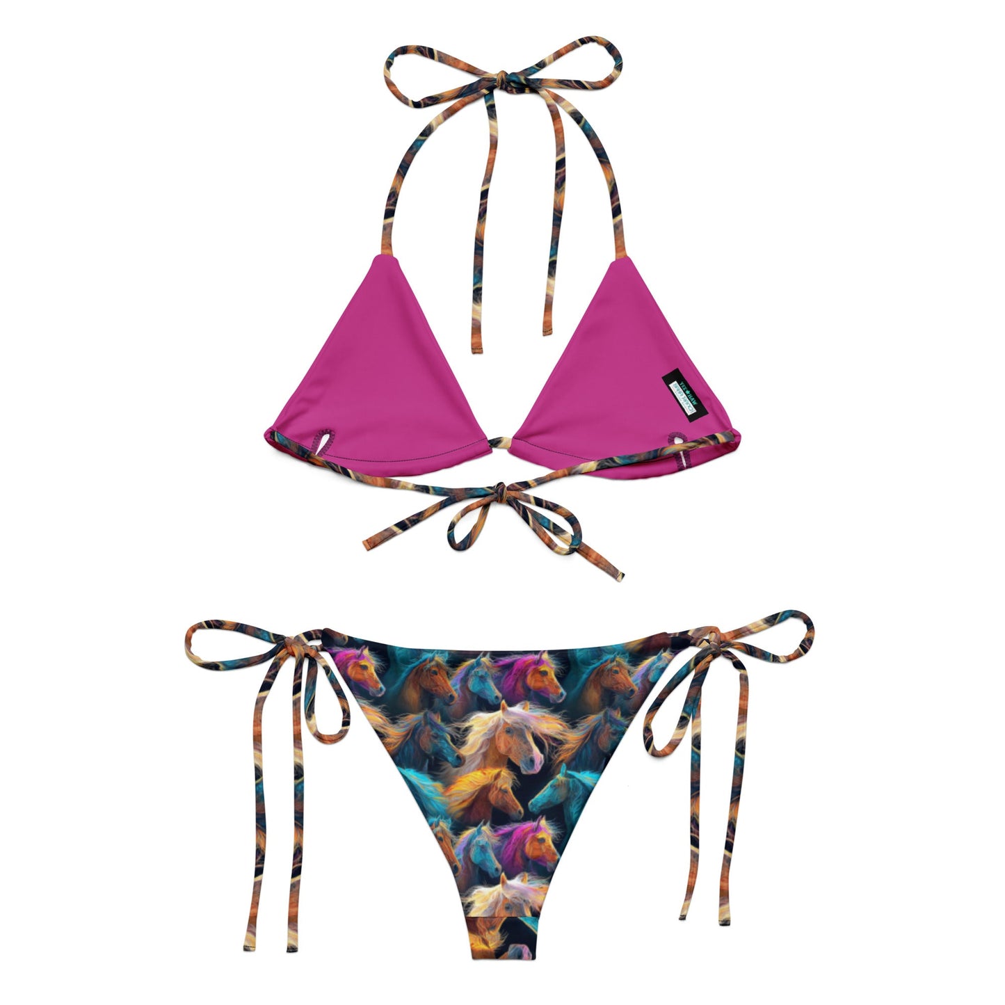 Baha Ranch Yeehaw Wild Horses String Bikini