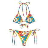 Baha Ranch Yeehaw Flower Child Retro String Bikini - Baha Ranch Western Wear - Flyclothing LLC