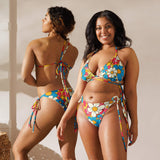 Baha Ranch Yeehaw Flower Child Retro String Bikini - Baha Ranch Western Wear - Flyclothing LLC