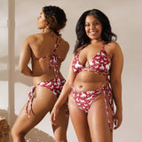 Baha Ranch Yeehaw Red Rodeo Cowboy String Bikini - Baha Ranch Western Wear - Flyclothing LLC