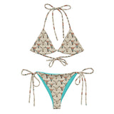 Baha Ranch Yeehaw Bullhead Skulls String Bikini