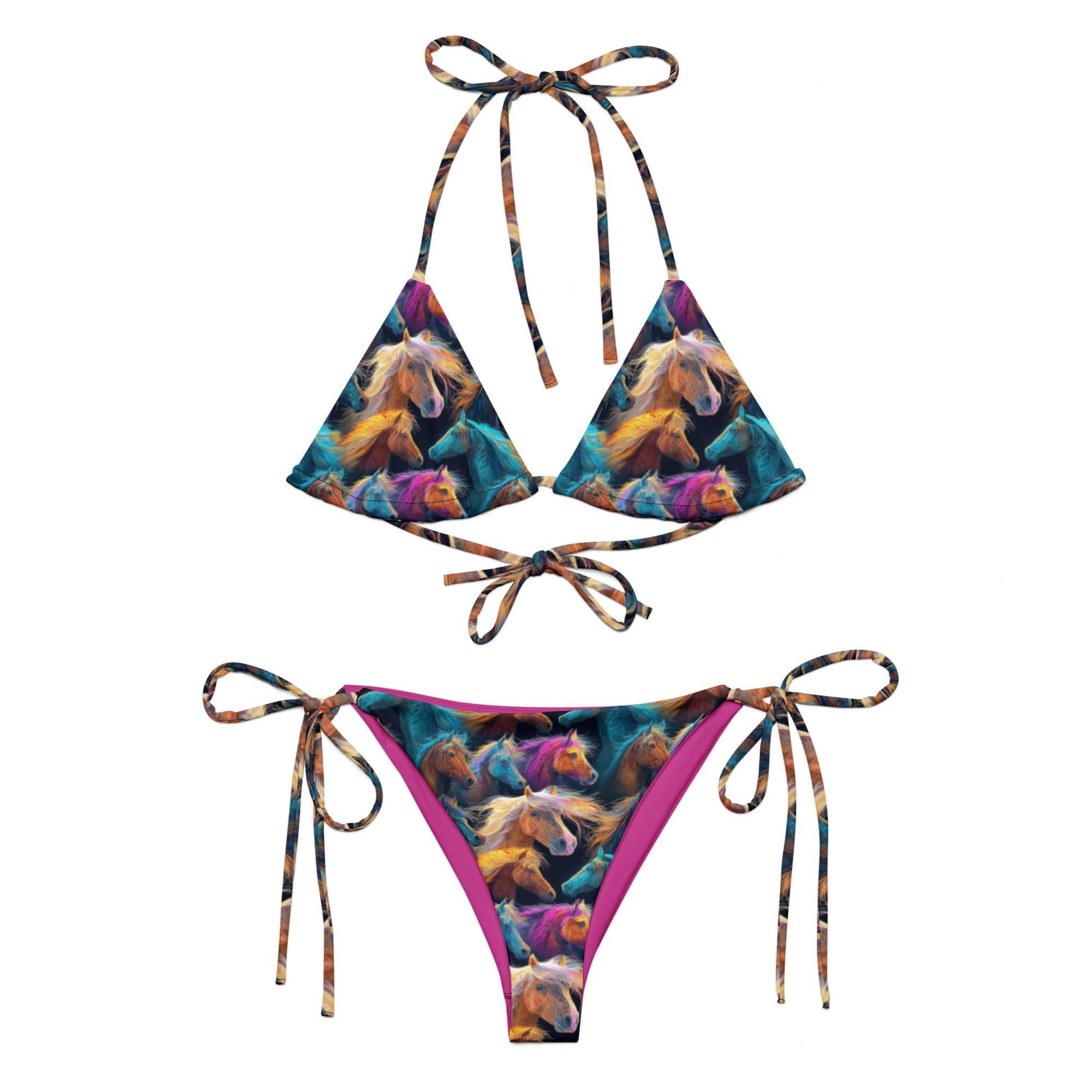 Baha Ranch Yeehaw Wild Horses String Bikini