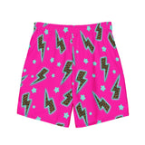 Baha Ranch Yeehaw Leopard Lightning Men's Swim Trunks