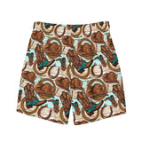 Baha Ranch Yeehaw Cowboy Up Men's Swim Trunks