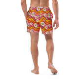 Baha Ranch Yeehaw Groovy Floral Men's Swim Trunks - Baha Ranch Western Wear - Flyclothing LLC