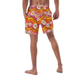 Baha Ranch Yeehaw Groovy Floral Men's Swim Trunks - Baha Ranch Western Wear - Flyclothing LLC