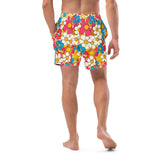 Baha Ranch Yeehaw Flower Child Retro Men's Swim Trunks - Baha Ranch Western Wear - Flyclothing LLC