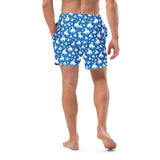 Baha Ranch Yeehaw Blue Rodeo Cowboy Men's Swim Trunks - Baha Ranch Western Wear - Flyclothing LLC