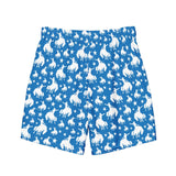 Baha Ranch Yeehaw Blue Rodeo Cowboy Men's Swim Trunks - Baha Ranch Western Wear - Flyclothing LLC