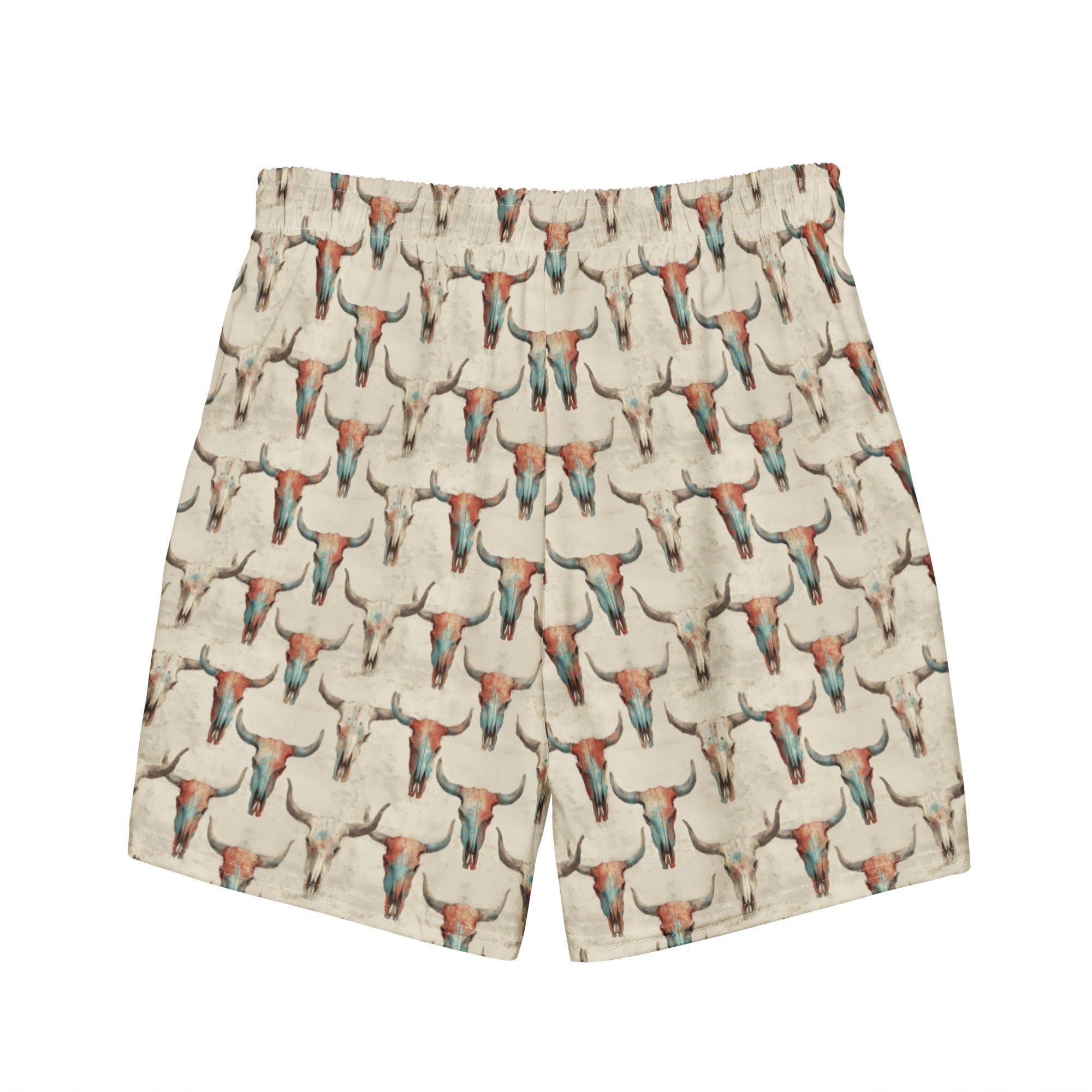 Baha Ranch Bullhead Skull Swim Trunks
