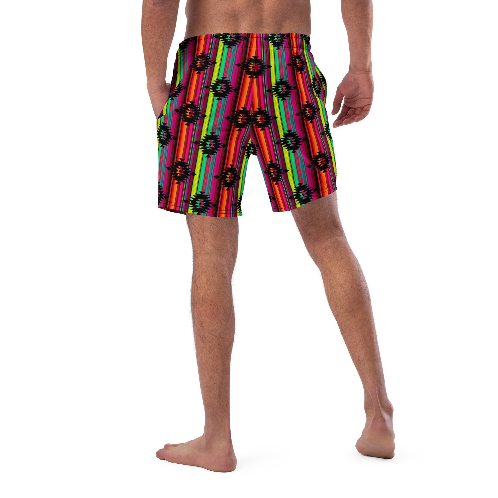 Baha Ranch Yeehaw Aztec Serape Swim Trunks