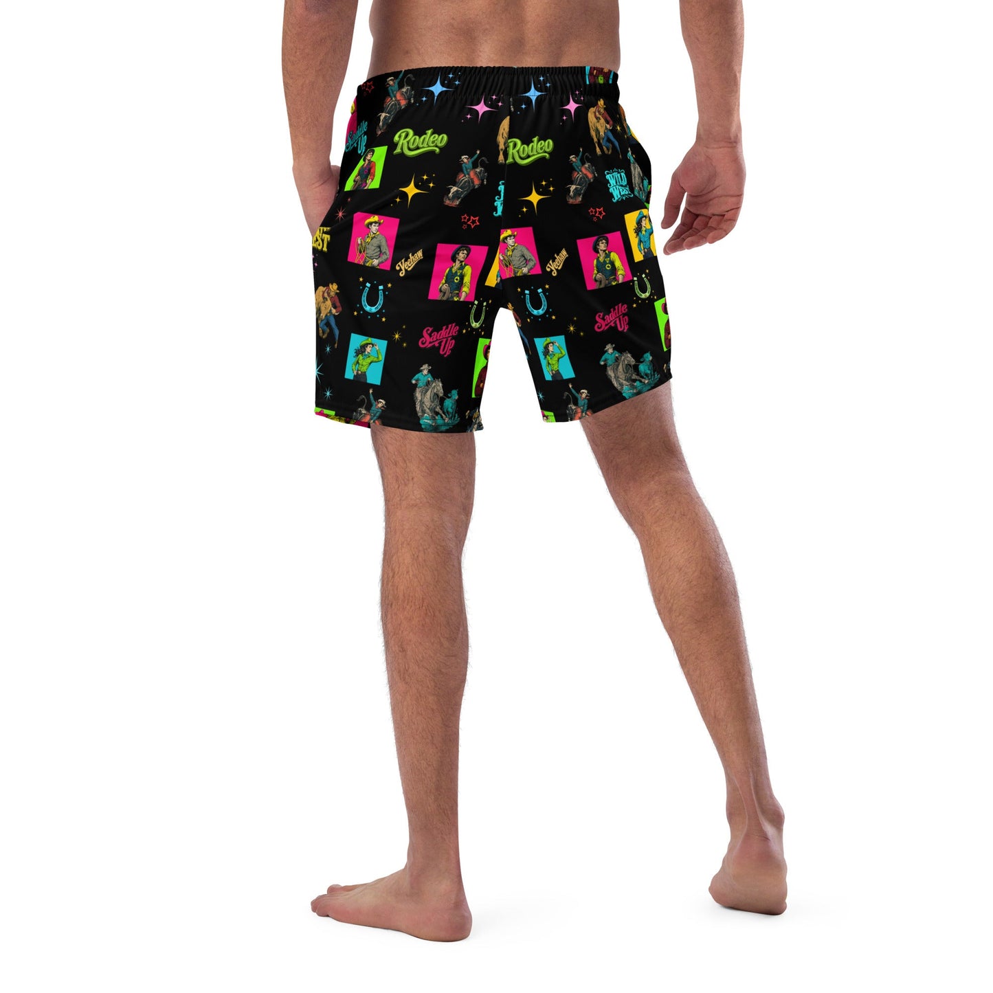 Baha Ranch Yeehaw The Last Roundup Swim Trunks