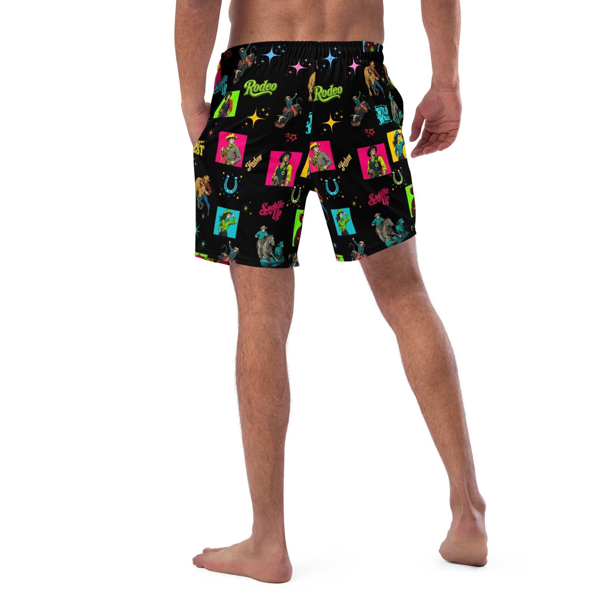 Baha Ranch Yeehaw The Last Roundup Swim Trunks