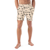 Baha Ranch Yeehaw Cowboy Ranch Men's Swim Trunks