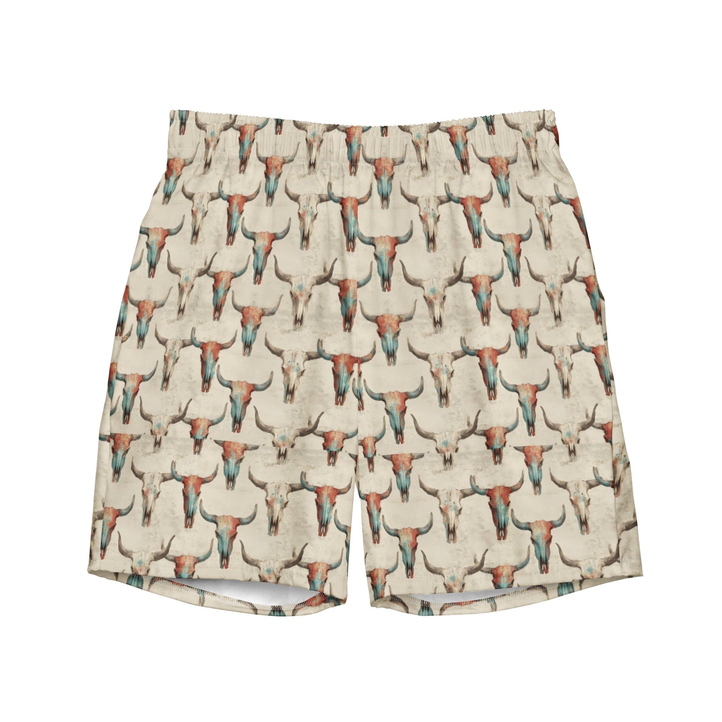 Baha Ranch Bullhead Skull Swim Trunks