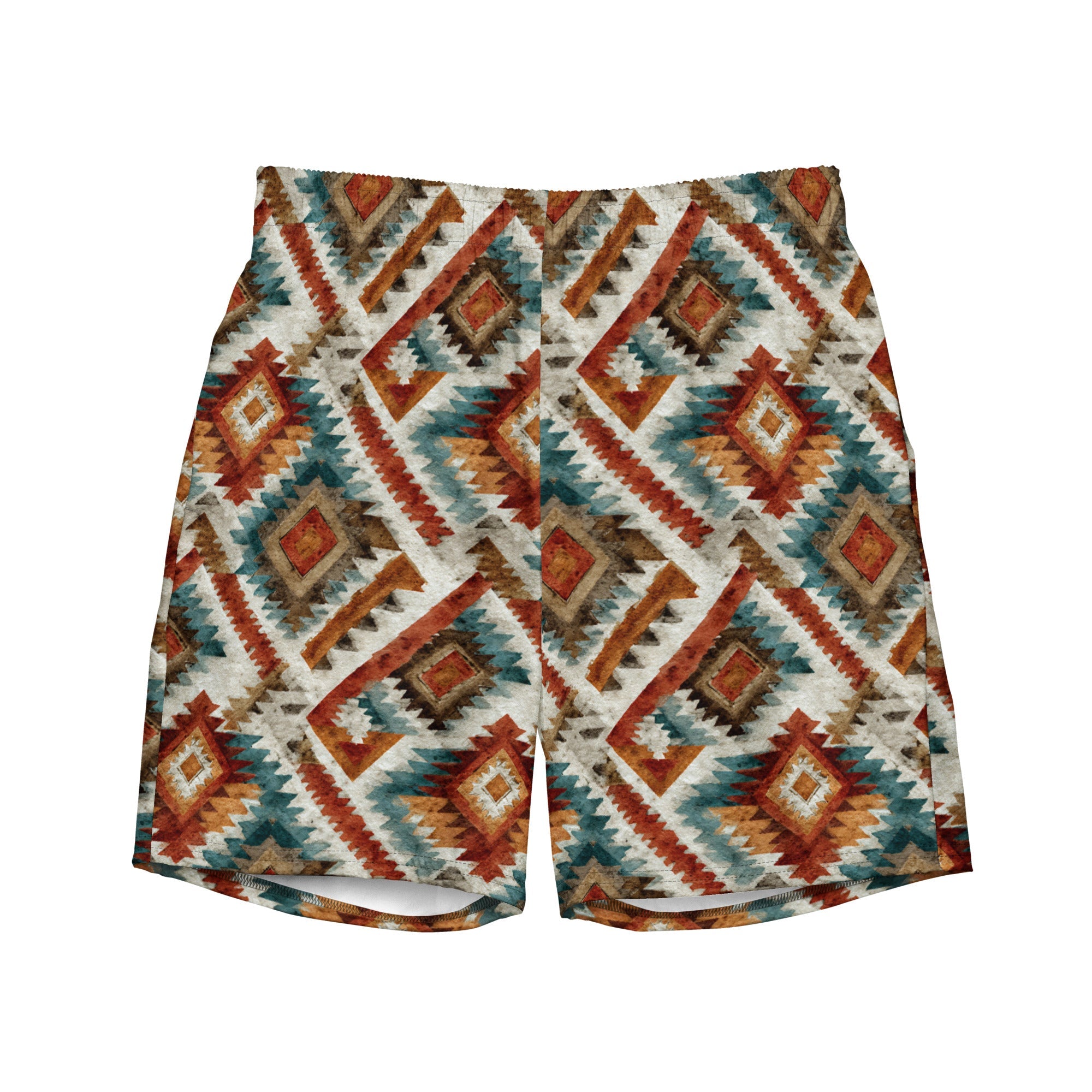 Baha Ranch Southwest Diamond Recycled Swim Trunks