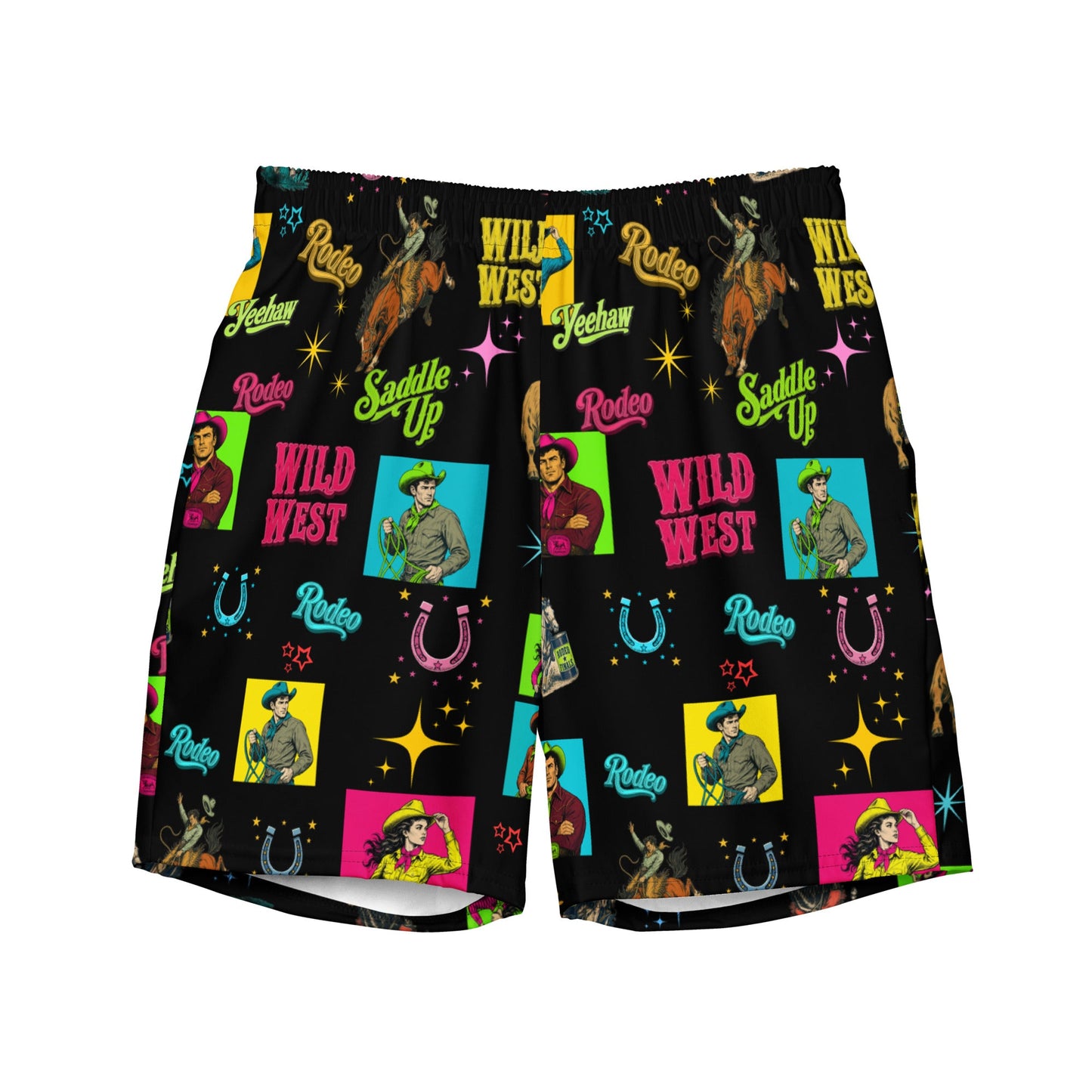 Baha Ranch Yeehaw The Last Roundup Swim Trunks