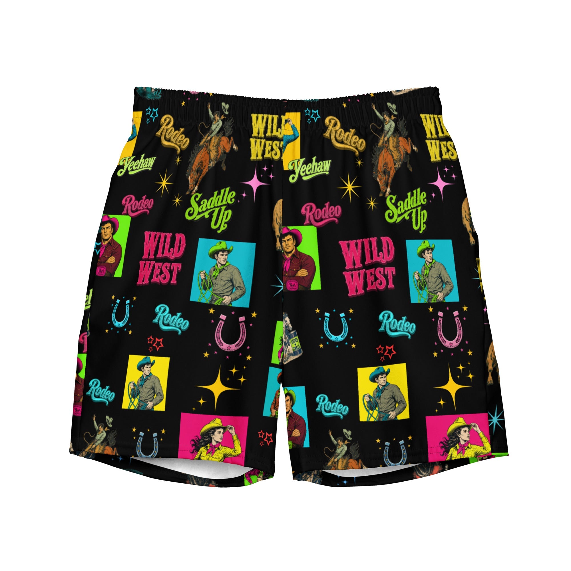Baha Ranch Yeehaw The Last Roundup Swim Trunks