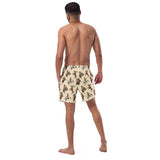 Baha Ranch Yeehaw Vintage Cowgirl Men's Swim Trunks
