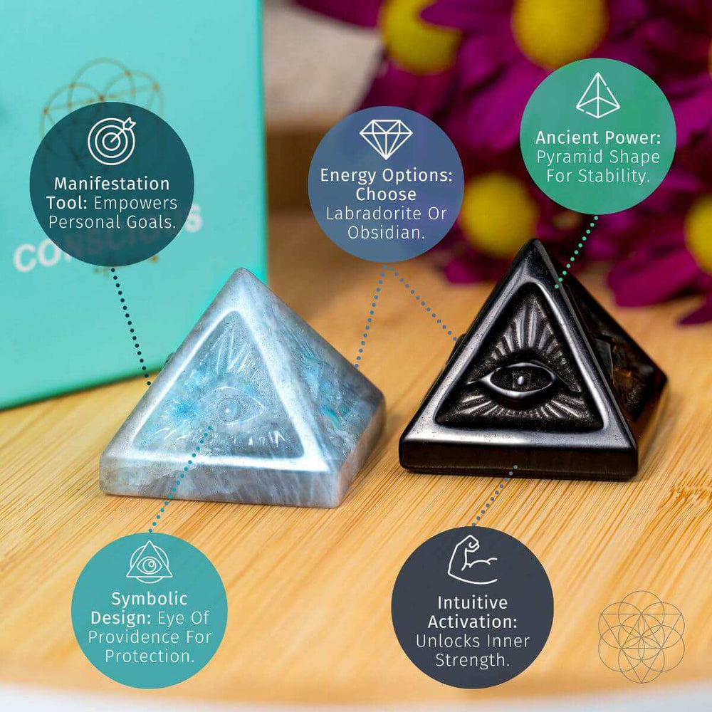 All Seeing Eye - Pyramid of Ancient Wisdom - Conscious Items - Flyclothing LLC