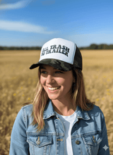 All Trash No Trailer Camo Trucker Hat - Wild Junkie - Flyclothing LLC