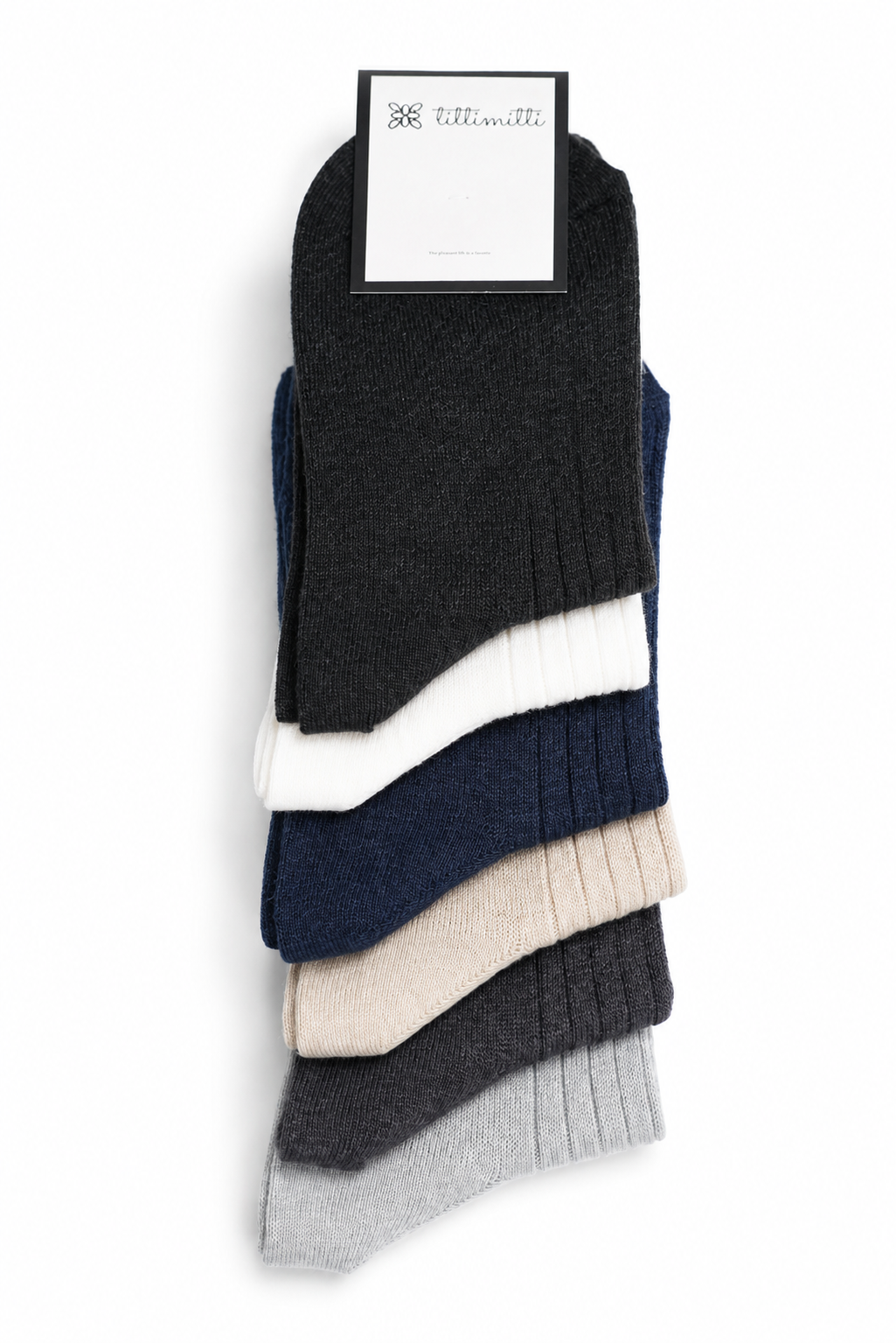 tittimitti® Women’s 75% Extra-Fine Merino Wool & 25% Silk Socks 1 Pair – Made in Italy