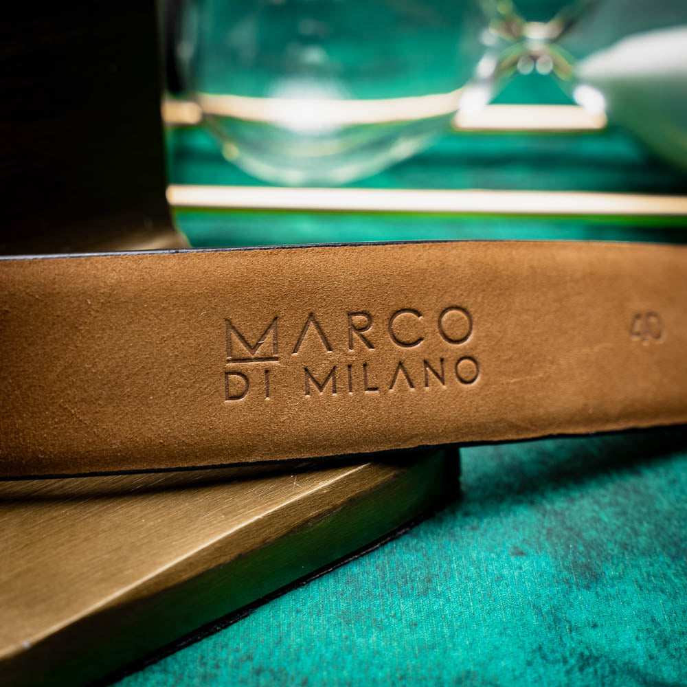 Emilio Belt Antique Navy - Marco Di Milano - Flyclothing LLC