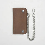SMALL TRUCKER - Vegetable Tanned Leather Wallet - First Manufacturing Company - Flyclothing LLC
