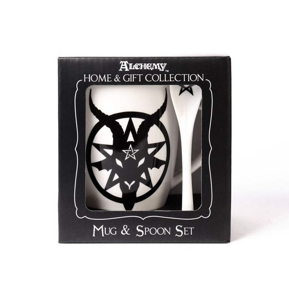 Baphomet Mug & Spoon Set - Alchemy of England - Flyclothing LLC