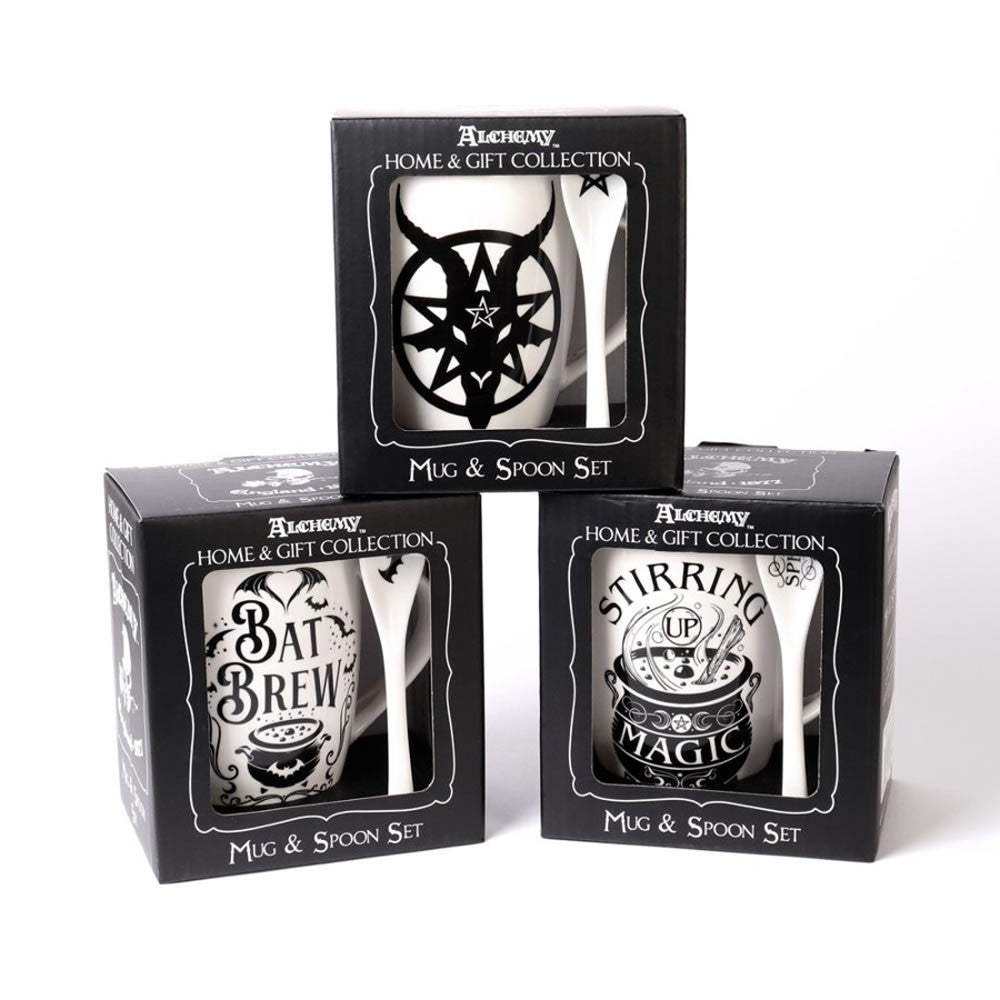 Baphomet Mug & Spoon Set - Alchemy of England - Flyclothing LLC