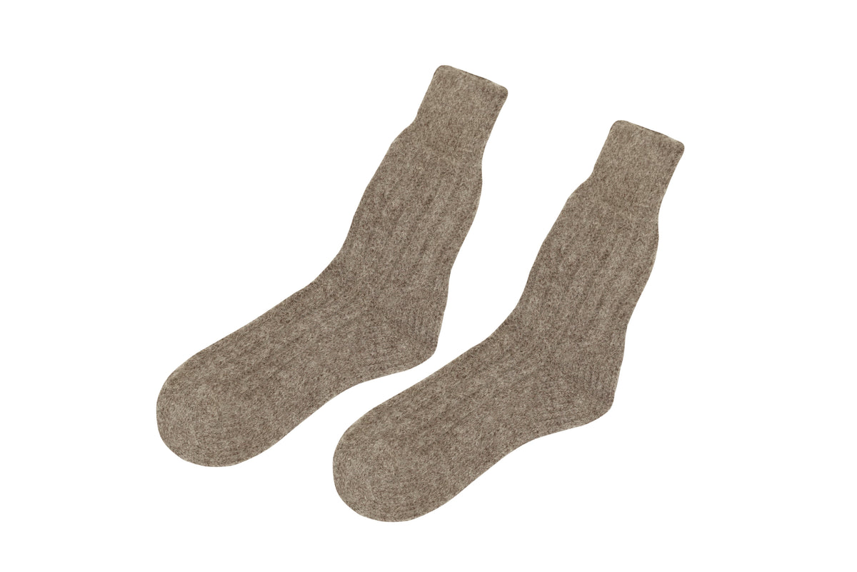 tittimitti® Men’s Alpaca & Wool Blend Socks 1 Pair – Warm Breathable Winter Socks Made in Italy