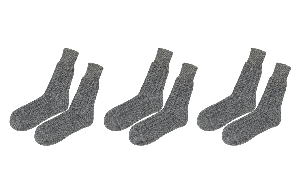 tittimitti® Women’s Alpaca & Wool Blend Socks 3-Pack – Warm Breathable Winter Socks Made in Italy