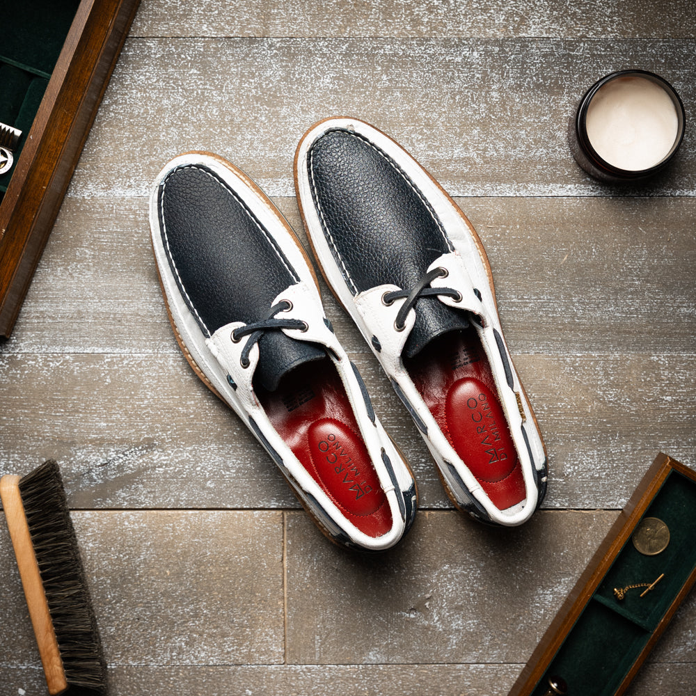 Amalfi Navy / White - Marco Di Milano - Flyclothing LLC