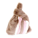 Amalia Colorblock Fluffy Faux Fur Slouchy Tote Bag Handbag - Madeline Love - Flyclothing LLC