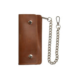 LARGE TRUCKER - Vegetable Tanned Leather Wallet - First Manufacturing Company - Flyclothing LLC