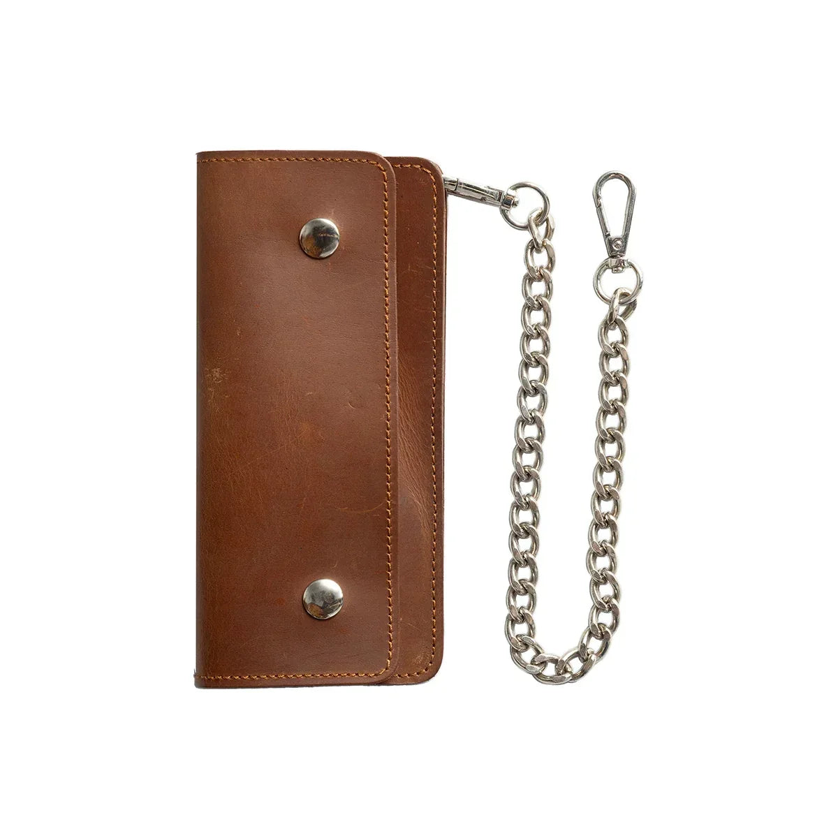 LARGE TRUCKER - Vegetable Tanned Leather Wallet - First Manufacturing Company - Flyclothing LLC