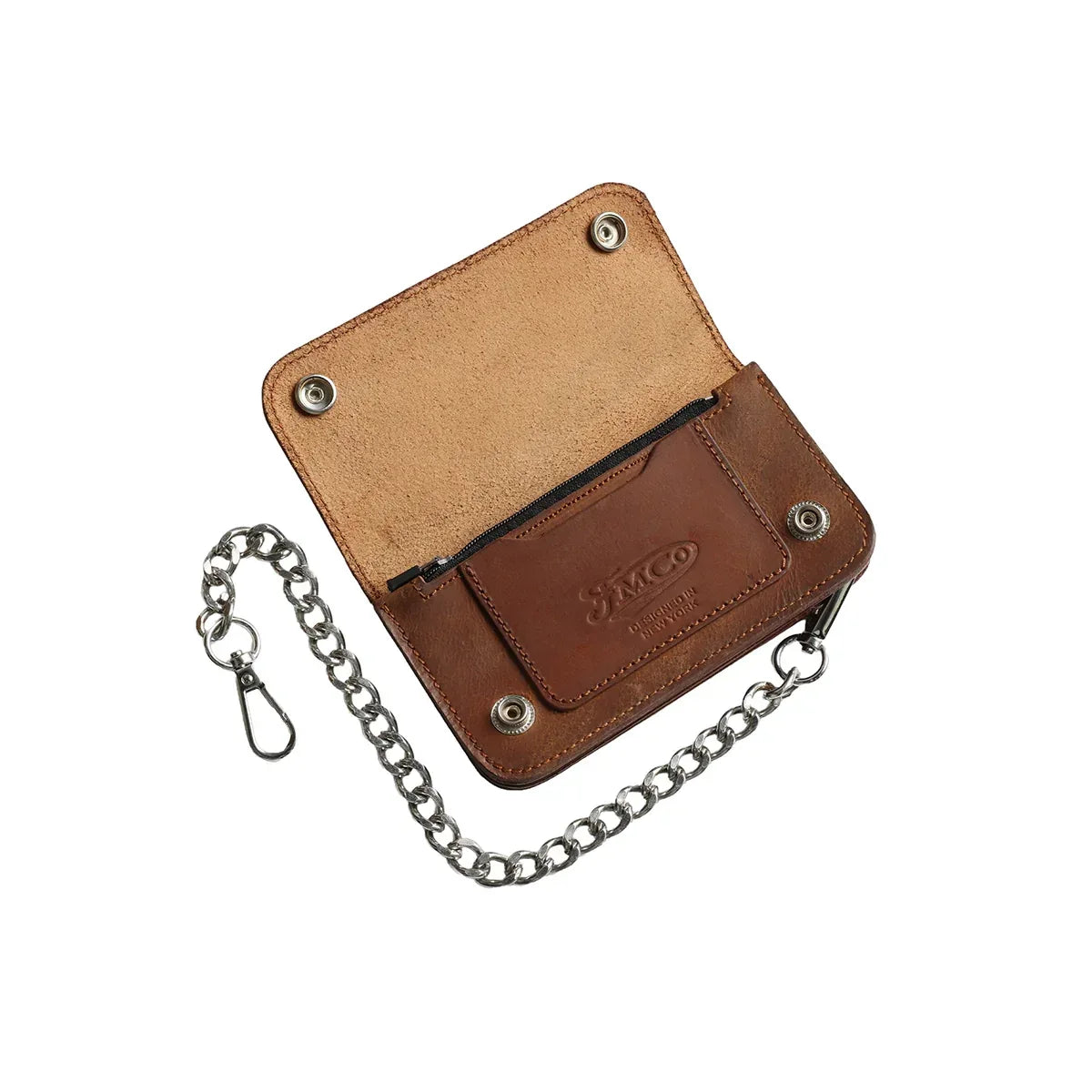 SMALL TRUCKER - Vegetable Tanned Leather Wallet - First Manufacturing Company - Flyclothing LLC