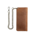 LARGE TRUCKER - Vegetable Tanned Leather Wallet - First Manufacturing Company - Flyclothing LLC
