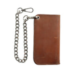 SMALL TRUCKER - Vegetable Tanned Leather Wallet - First Manufacturing Company - Flyclothing LLC